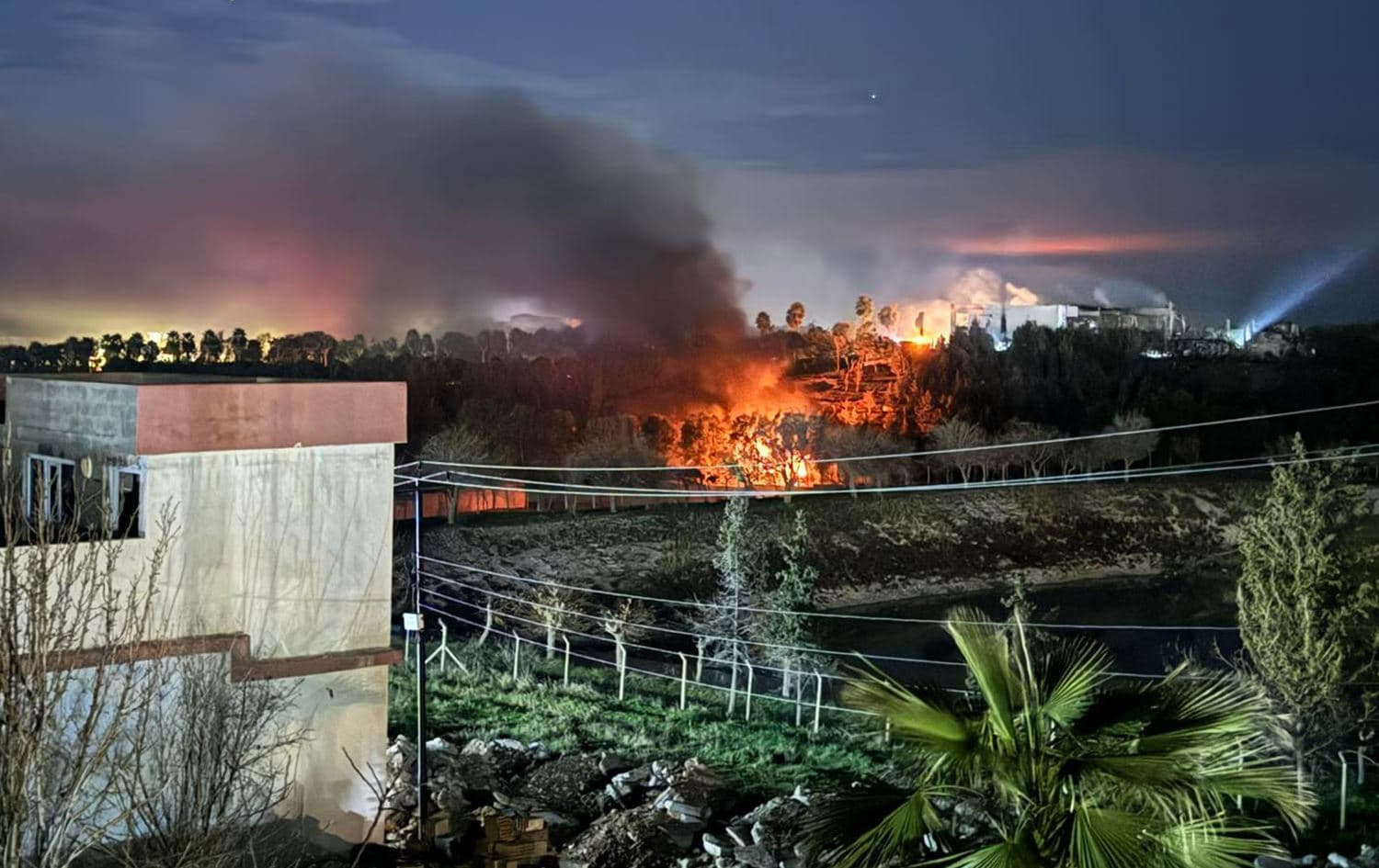 Ballistic missiles targeted Erbil on January 15, 2023. Photo: Rudaw