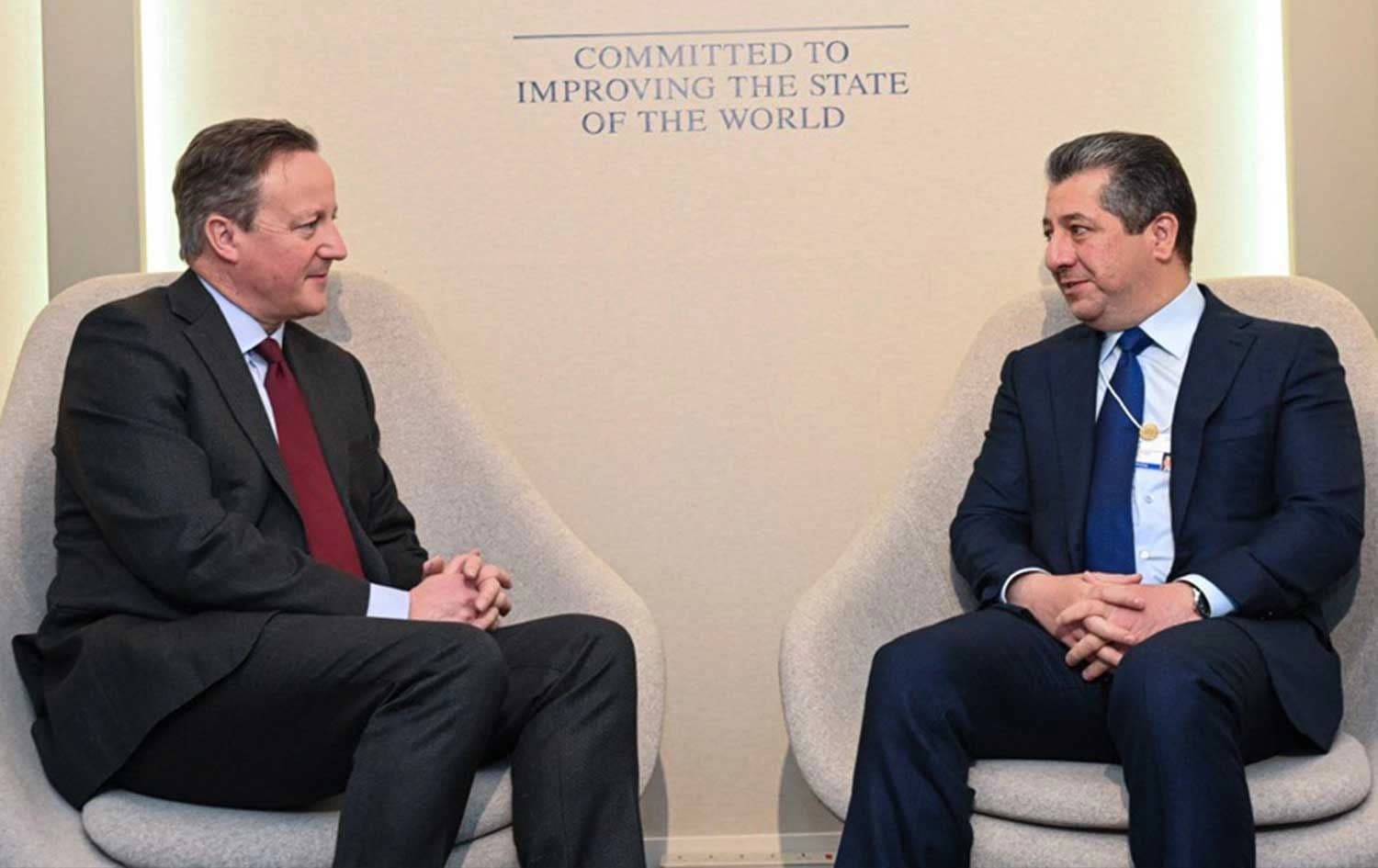 David Cameron û Mesrûr Barzanî / Wêne: Hikûmeta Herêma Kurdistanê