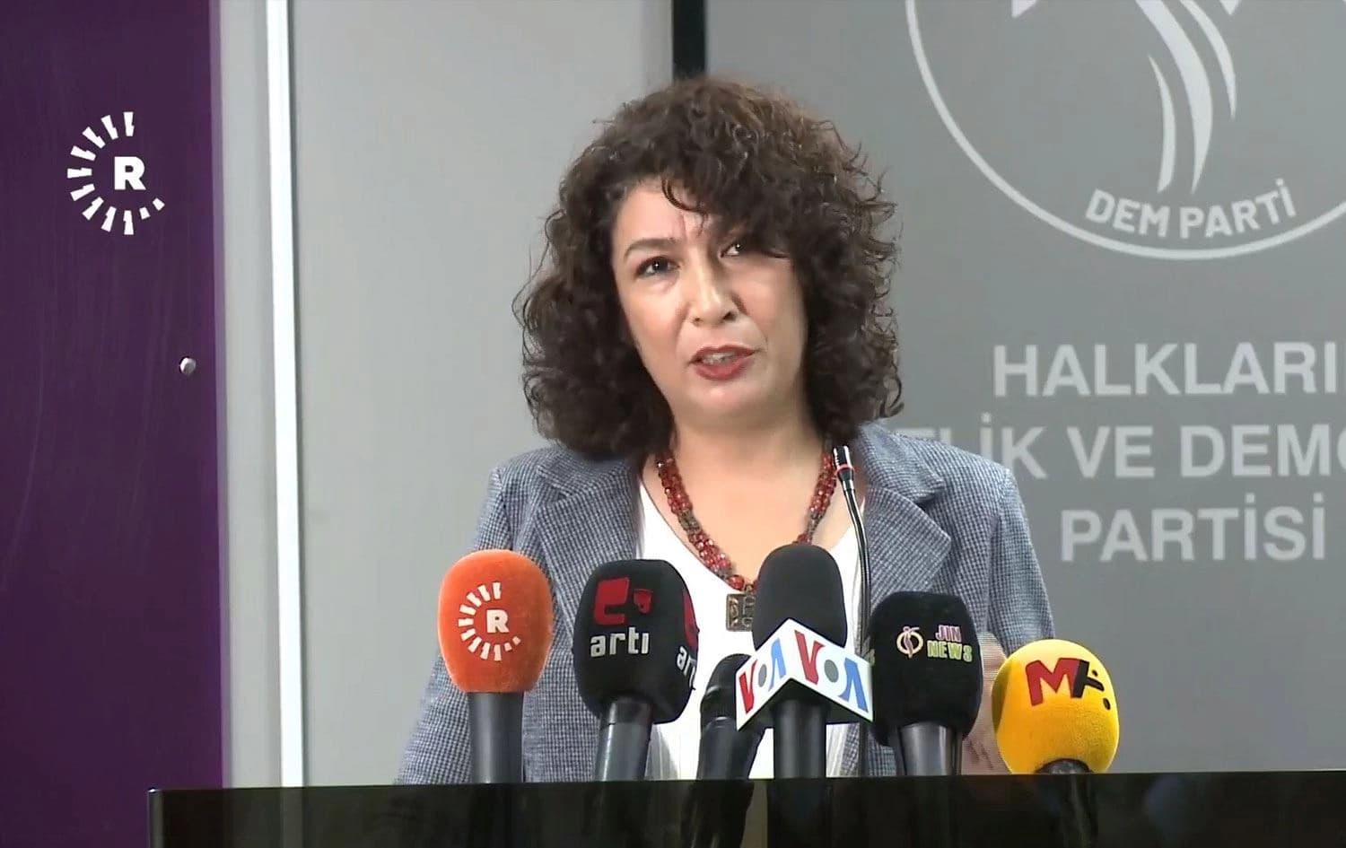 DEM Parti Kadın Meclisi Sözcüsü Halide Türkoğlu