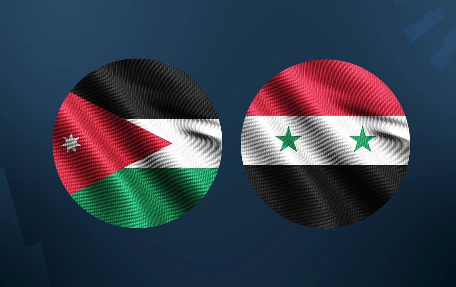 ئاڵای ئوردن و سووریا.