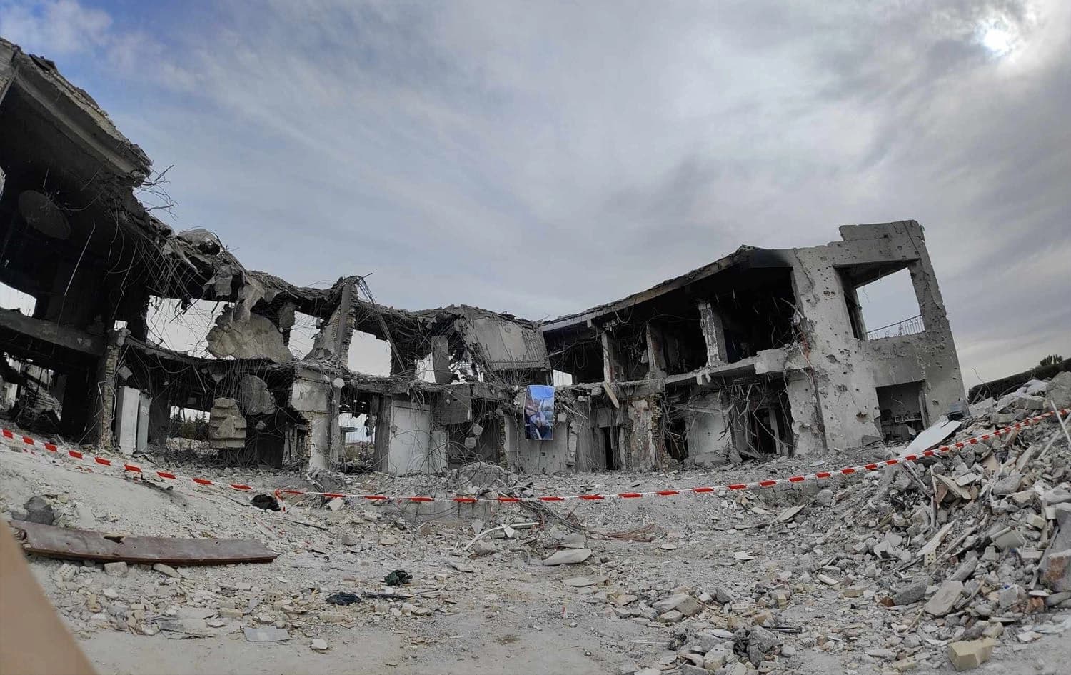 The aftermath of the IRGC ballistic missile attack on a civilian home in Erbil. Photo: Bilind T. Abdullah/Rudaw