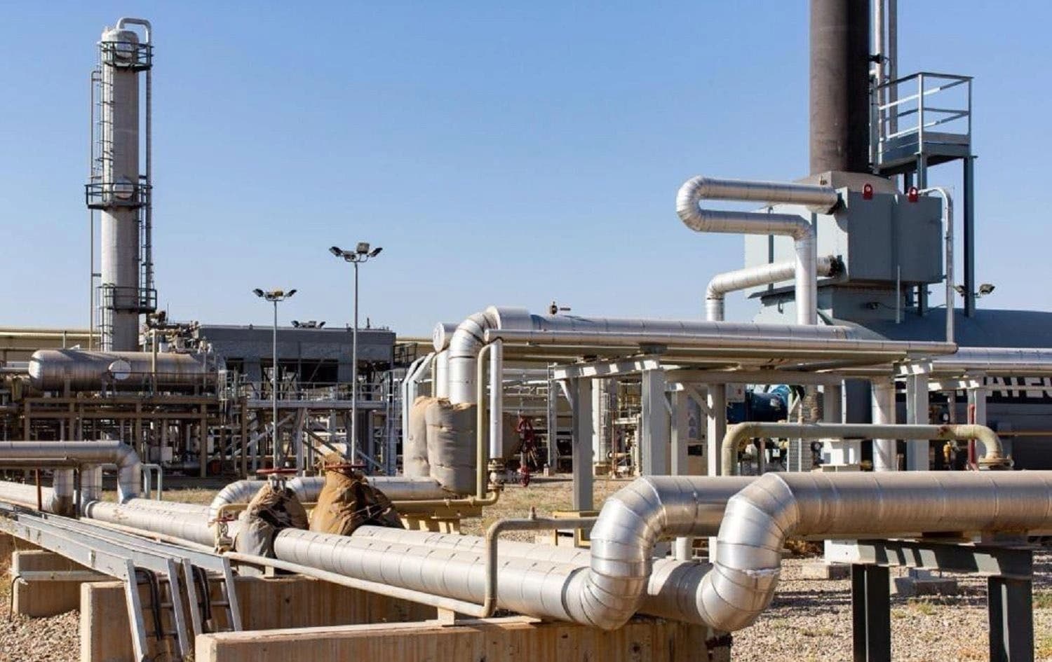 Khor Mor gas field in Sulaimani province. Photo: Dana Gas/file 