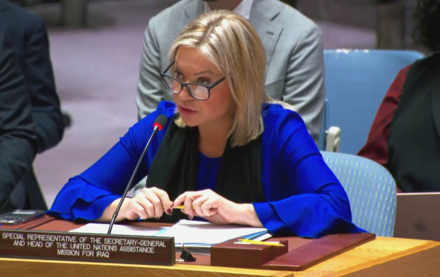 Nûnera Taybet a Neteweyên Yekbûyî ya Îraqê Jeanine Hennis-Plasschaert 