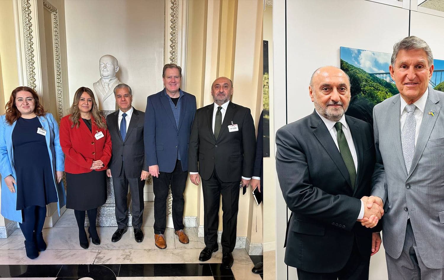 وفد رئاسة إقليم كوردستان يجتمع مع عدد من أعضاء الكونغرس