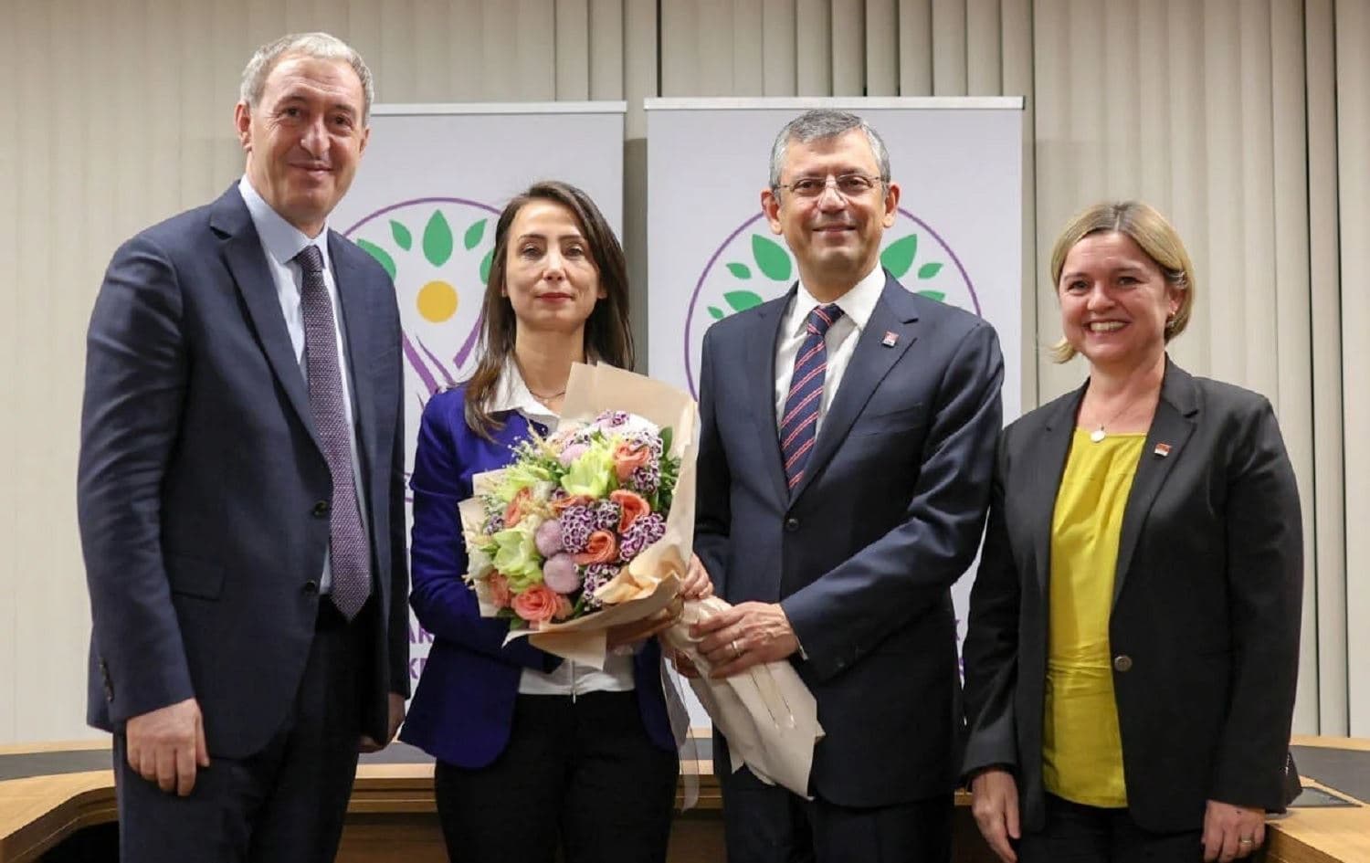 Hevserokên DEM Partiyê û Serokê CHPyê / Wêne: Arşîv