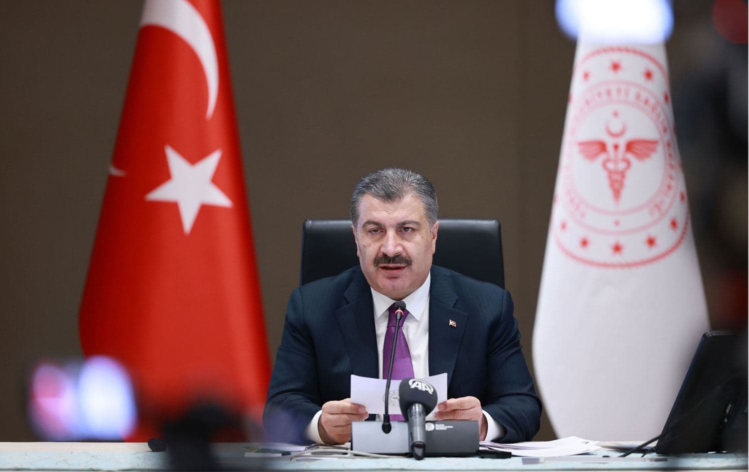 Foto: Türkiye Sağlık Bakanı Fahrettin Koca / AA