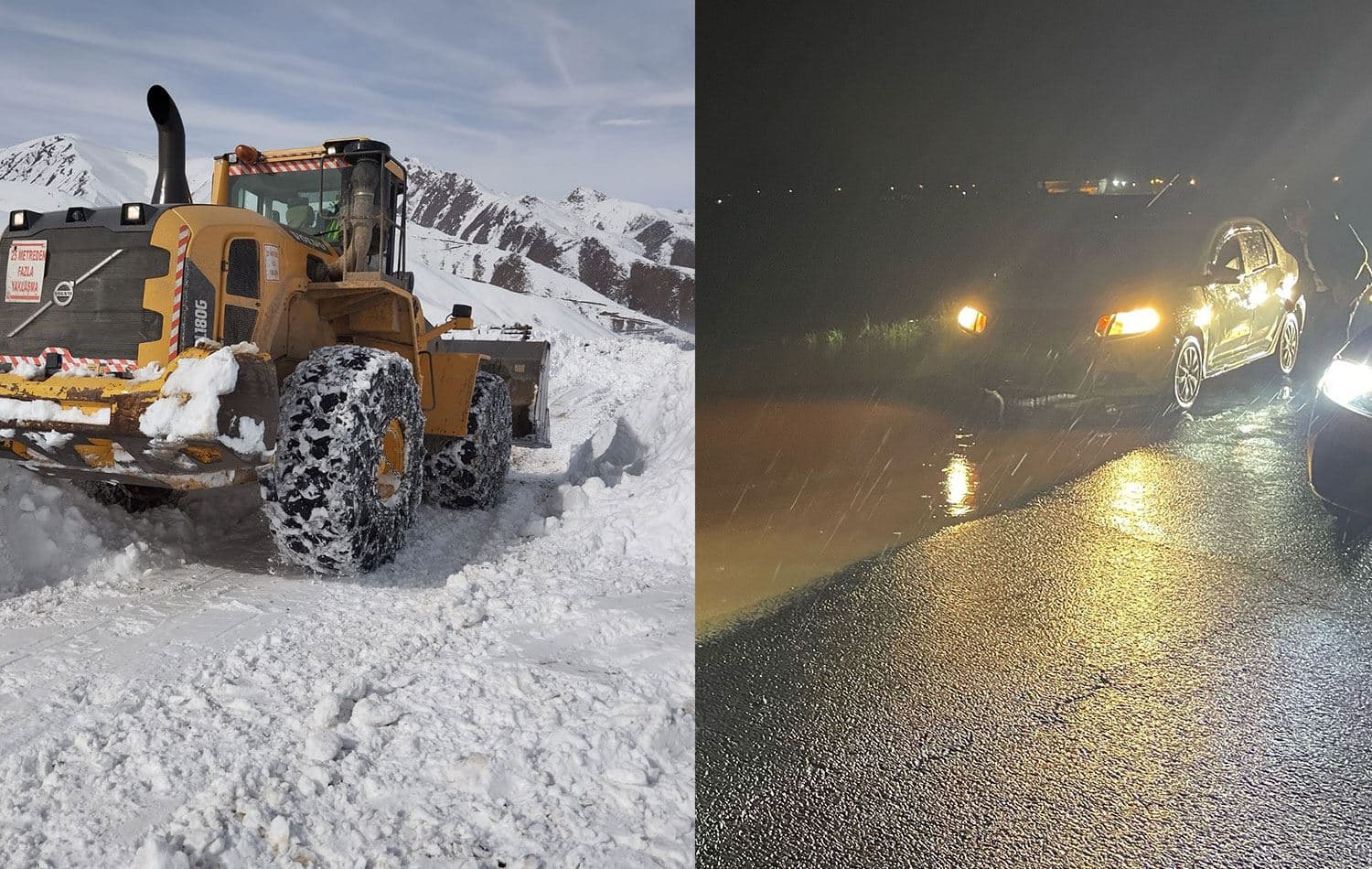 Hakkari ve Urfa'da hava şartları hayatı olumsuz etkiliyor / AA