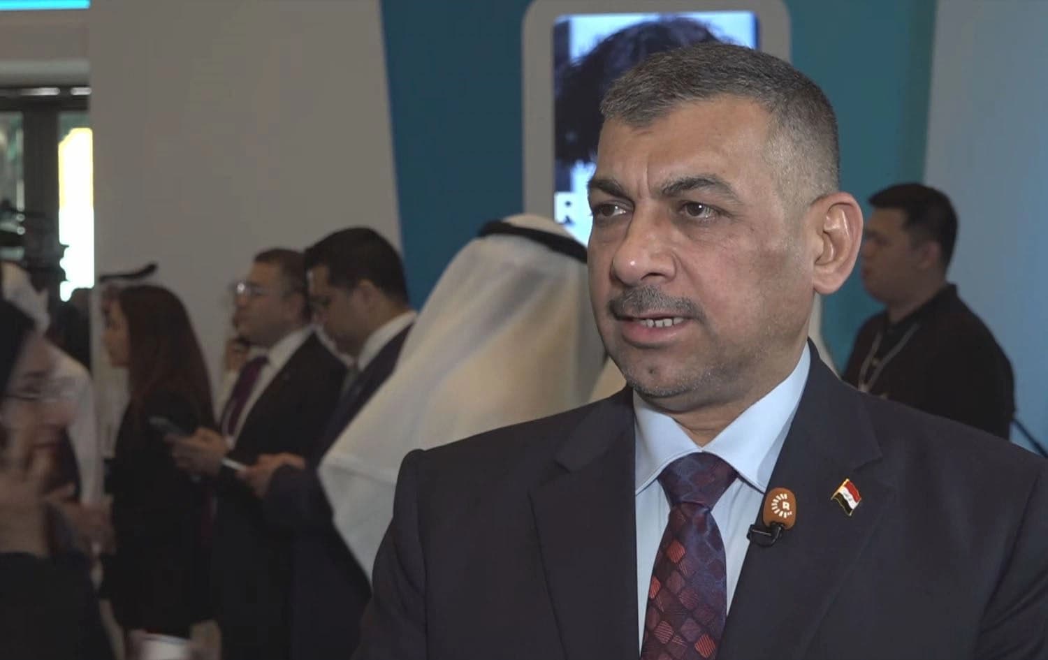 Haider Hanoun, head of the Iraqi integrity commission, speaking to Rudaw on February 14, 2023. Photo: Rudaw/screengrab