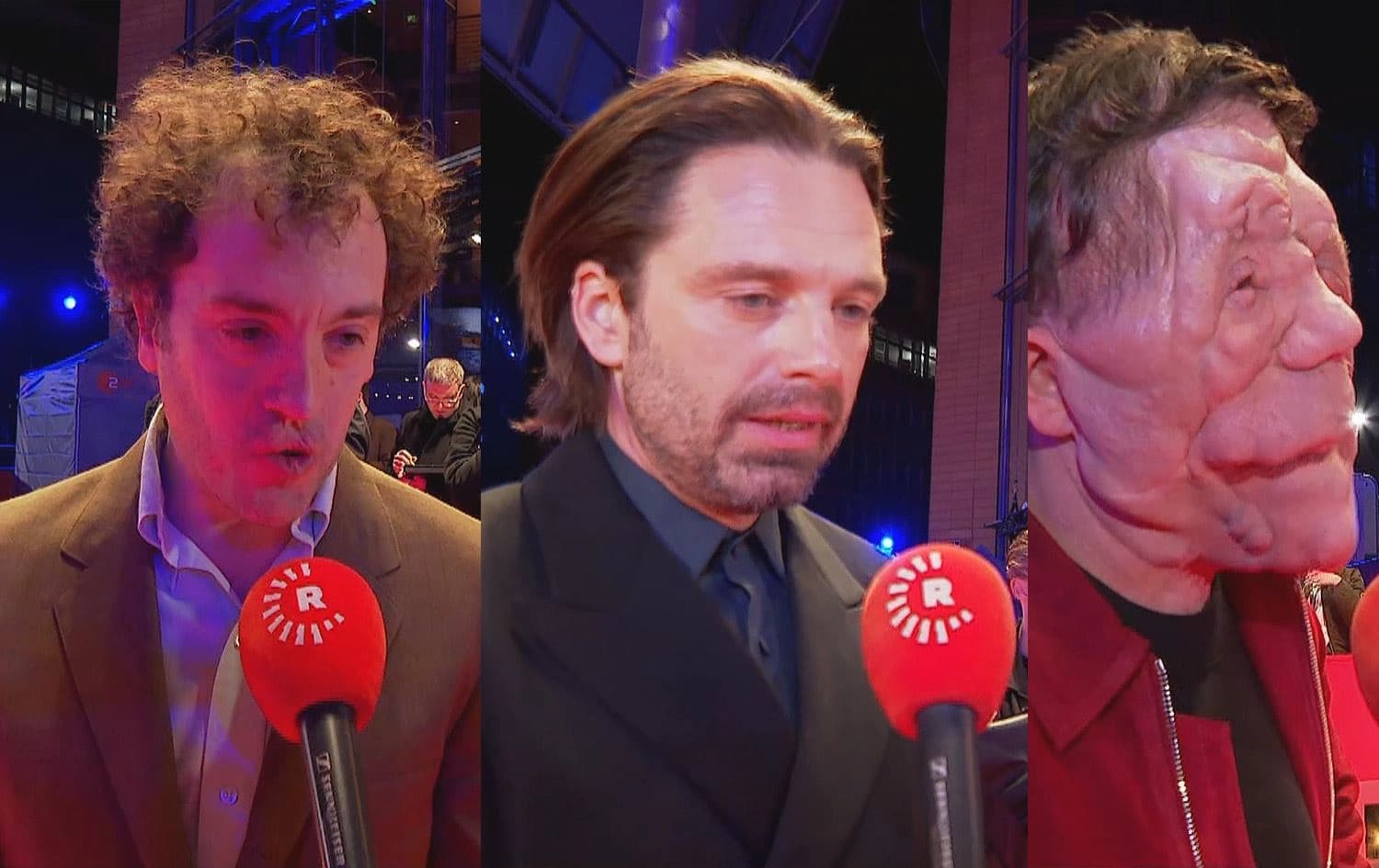Famous actors speaking to Rudaw at Berlin film festival on February 16, 2024. Photos: Rudaw 
