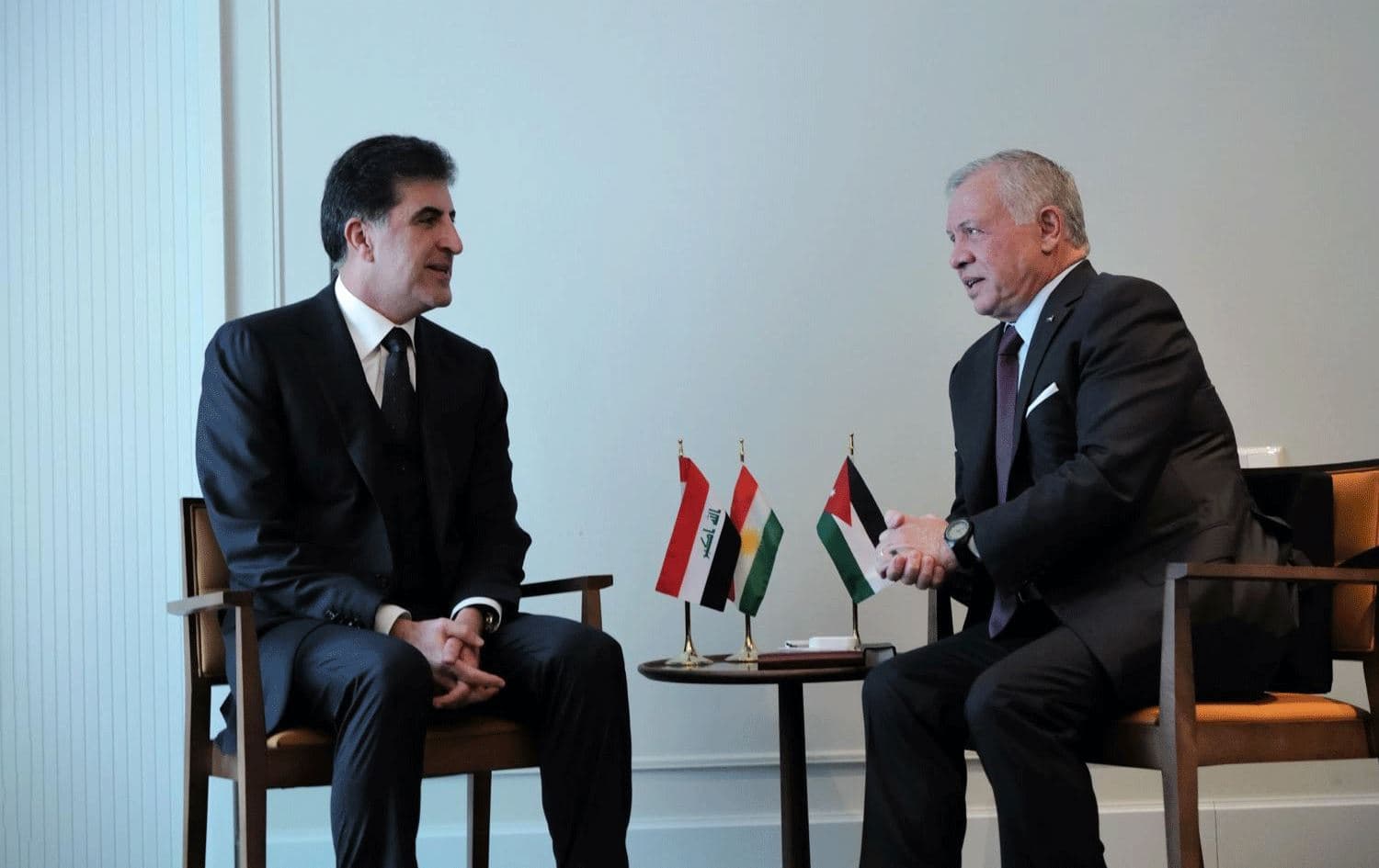 Nêçîrvan Barzanî û Şah Ebdula / Wêne: Serokatiya Herêma Kurdistanê