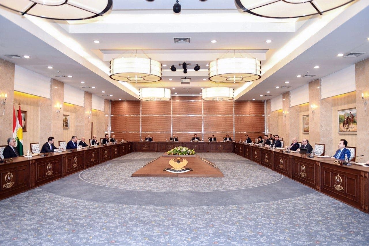 کۆبوونەوەی ئەنجوومەنی وەزیرانی هەرێمی کوردستان