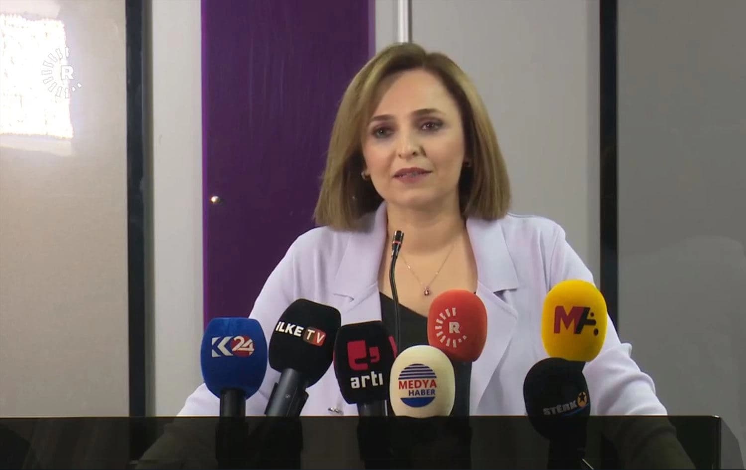 DEM Parti Sözcüsü Ayşegül Doğan / Foto: Rûdaw