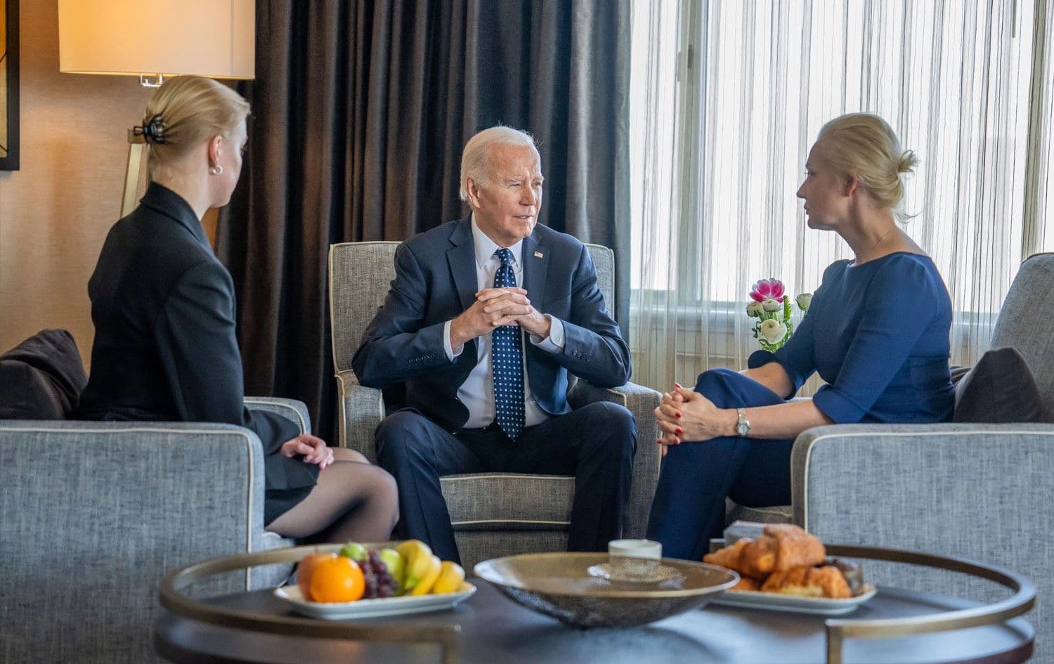 Görüşmeden kare - Foto: Biden X hesabı