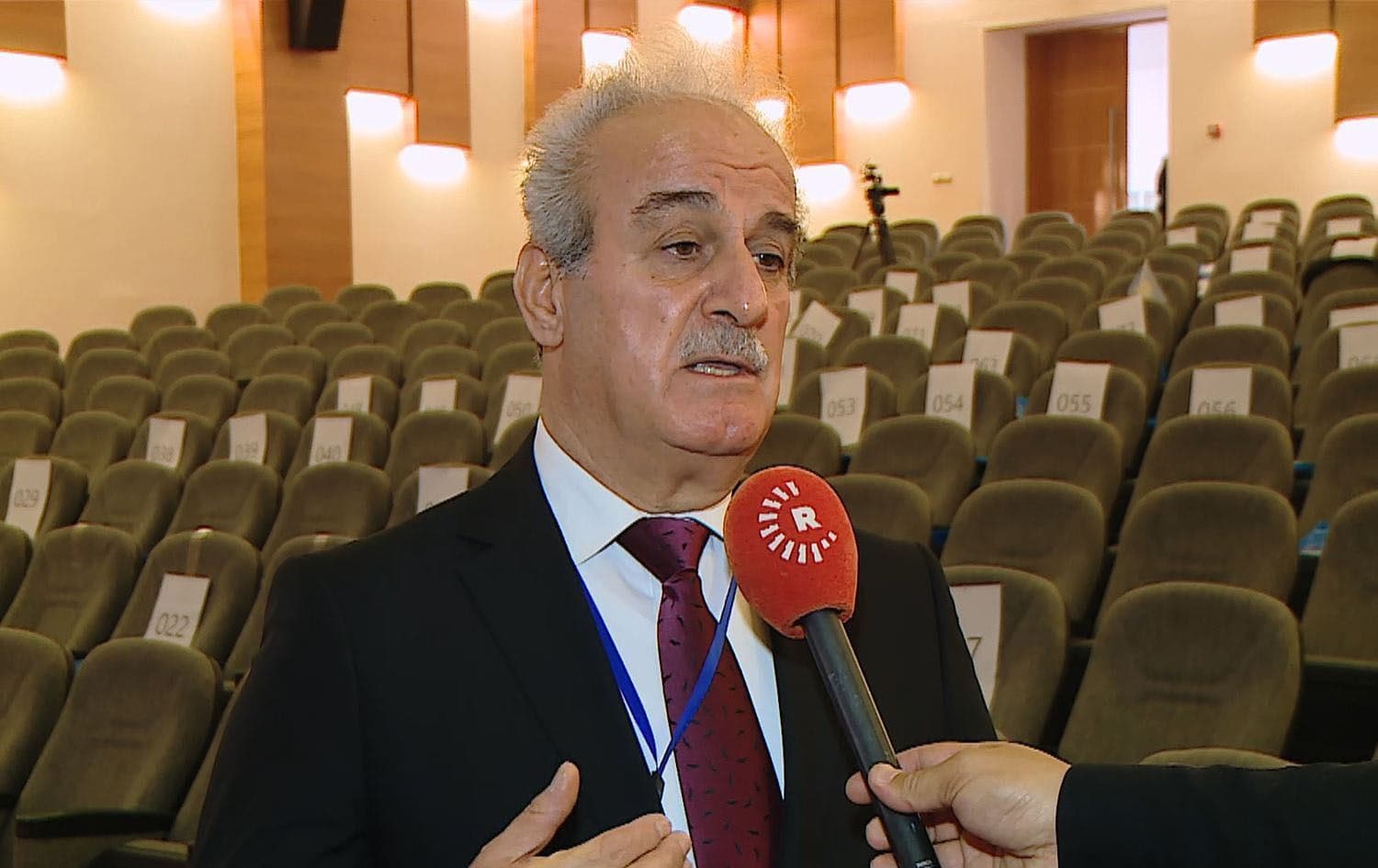 Romeo Hakkari, secretary general of the Bet-Nahrain Democratic Party speaking to Rudaw. File photo: Rudaw