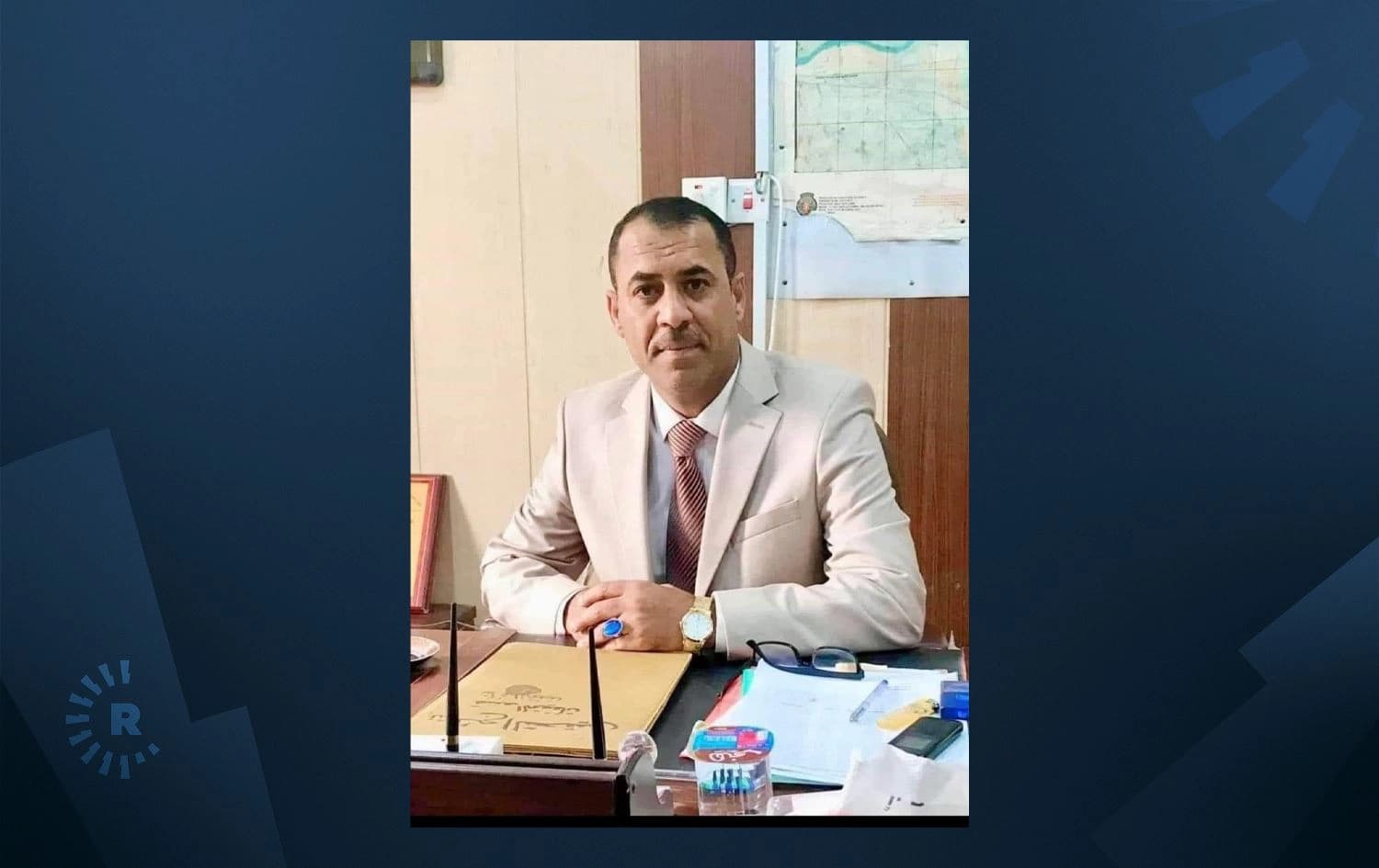 Brigadier General Aziz Shalal Jahl, head of intelligence at Dhi Qar’s counterterrorism directorate. Photo: Iraqi interior ministry/Facebook