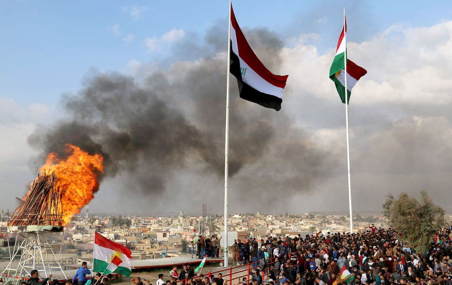 Kurds celebrating Newroz in Kirkuk in 2017. Photo: Rudaw