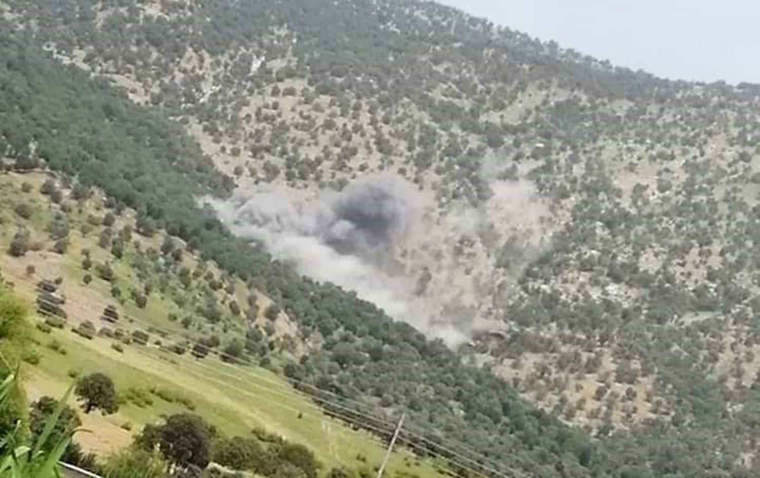 Êrişeke Tirkiyeyê ya li Herêma Kurdistanê/Wêne: Arşîv