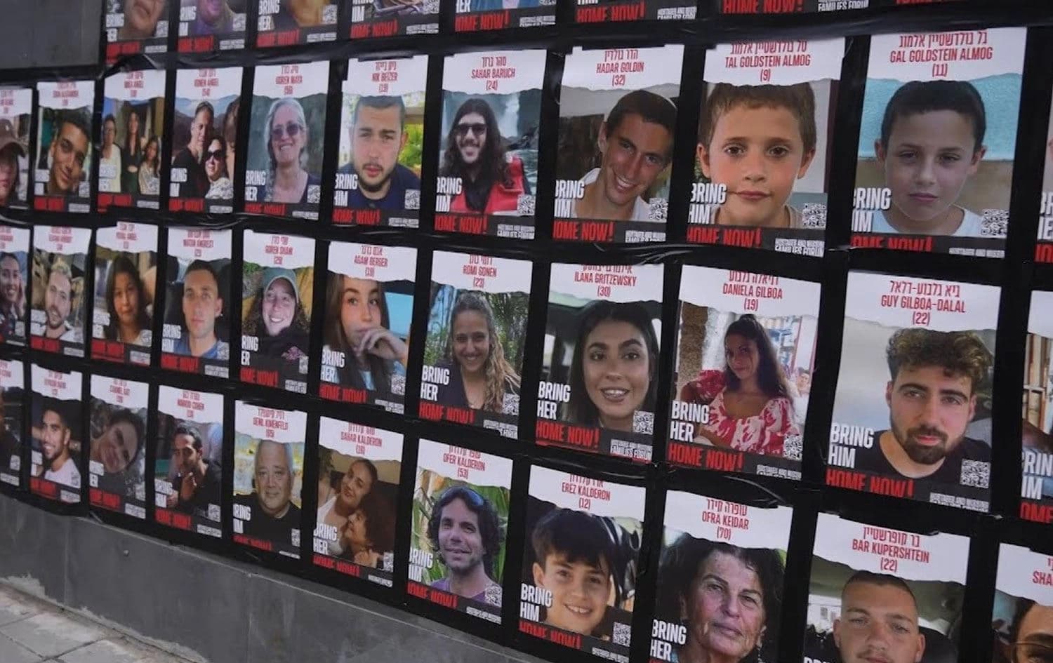 Hamas'ın 7 Ekim 2023'te alıkoyduğu İsrailli esirlerin fotoğrafları