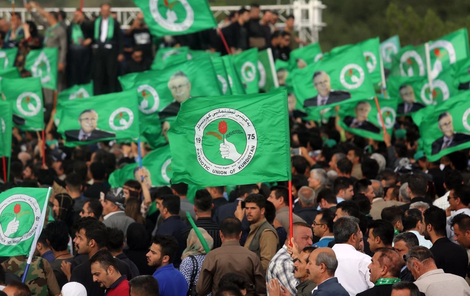 Mitînga YNKyê ya ji bo hilbijartinan / Wêne: Arşîv / Rûdaw