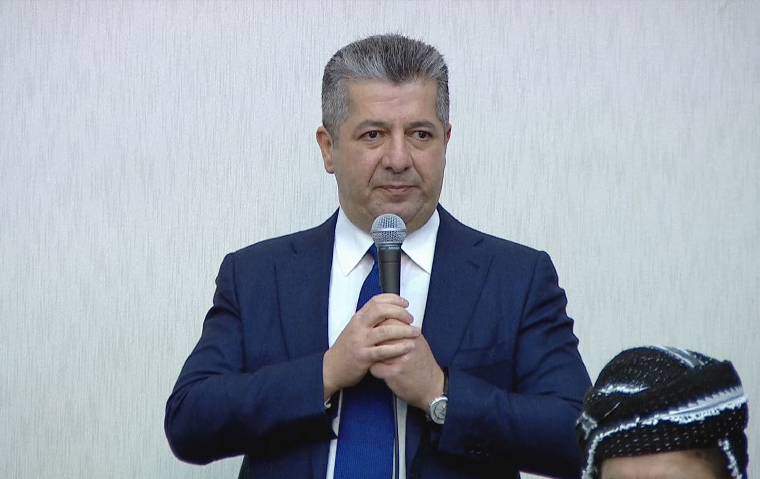Mesrûr Barzanî li mizgefteka Hewlêrê beşdarî bangeka fitarê bû û gotarek pêşkêş kir