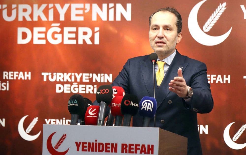فاتیح ئەربەکان، سەرۆکی پارتی سەرلەنوێ رەفا.