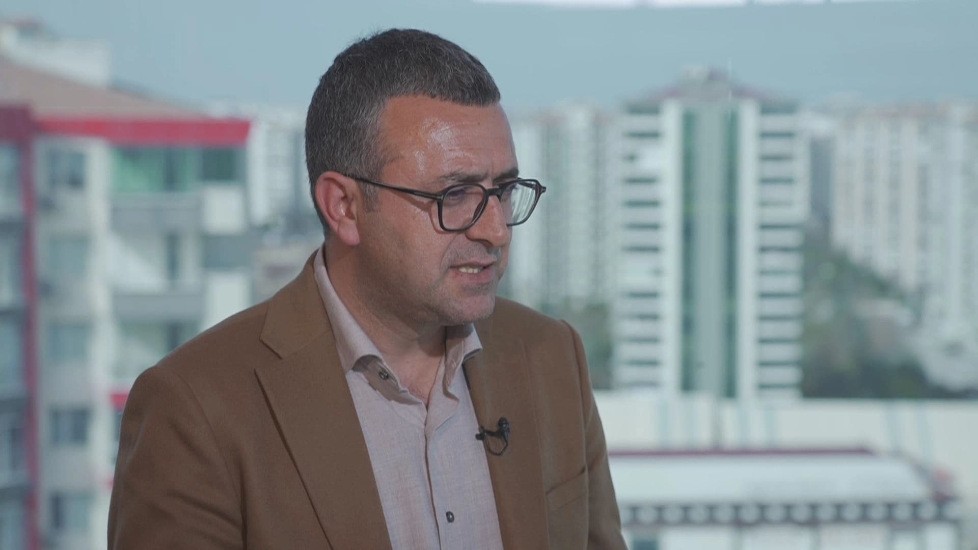 Serhat Eren speaking to Rudaw on March 29, 2024. Photo: Rudaw 