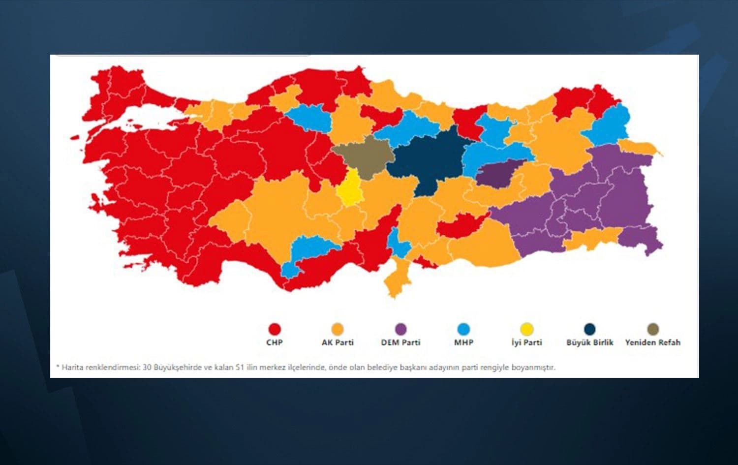 DEM Partî li kîjan bajaran li pêş e?