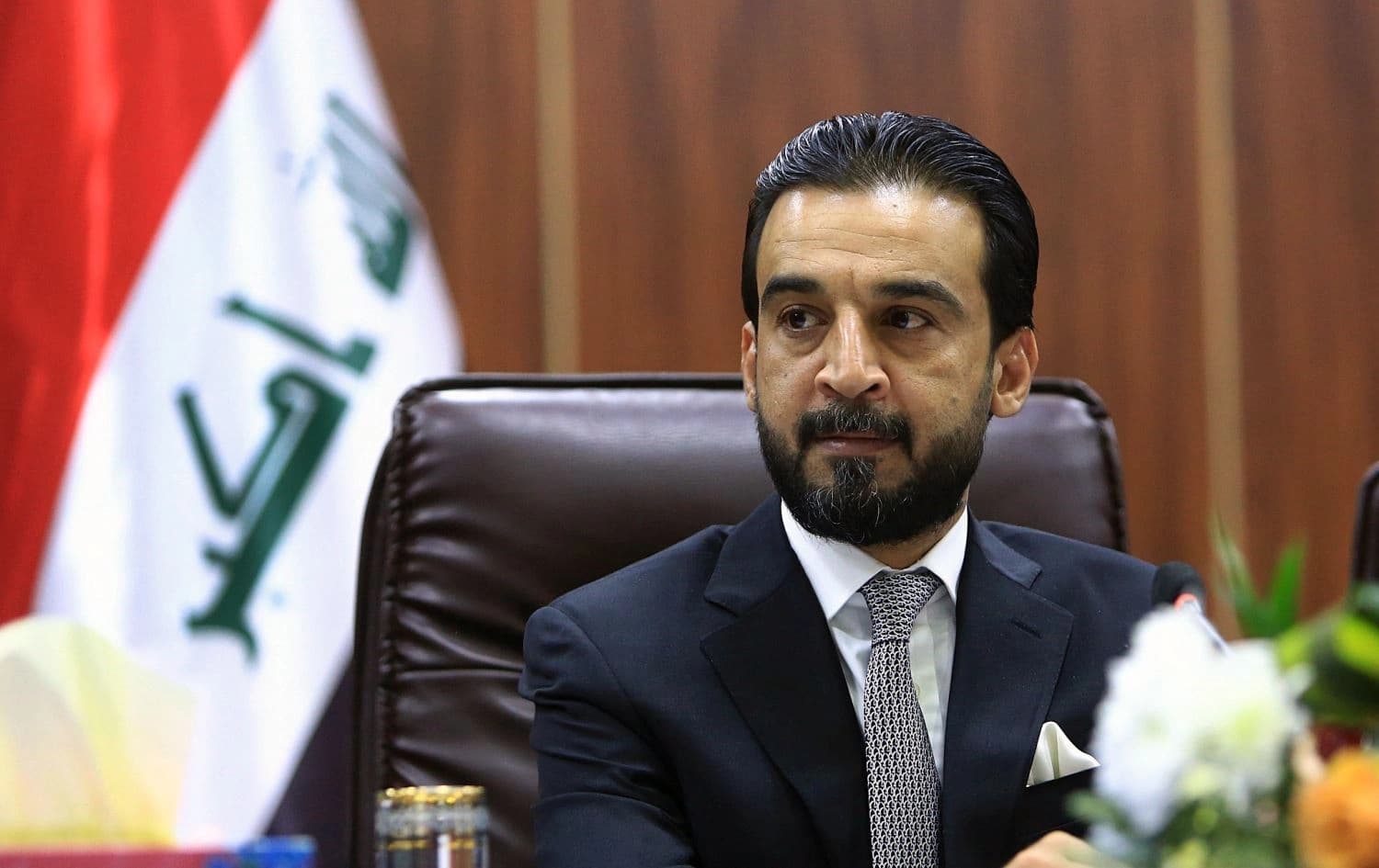 Foto: Irak parlamentosunun eski başkanı ve Taqadum partisi lideri Muhammed Helbusi