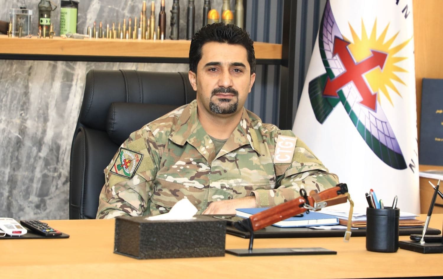 وەهاب هەڵەبجەیی، بەڕێوەبەری گشتیی دژە تیرۆری سلێمانی و ئەندامی سەرکردایەتیی یەکێتی.
