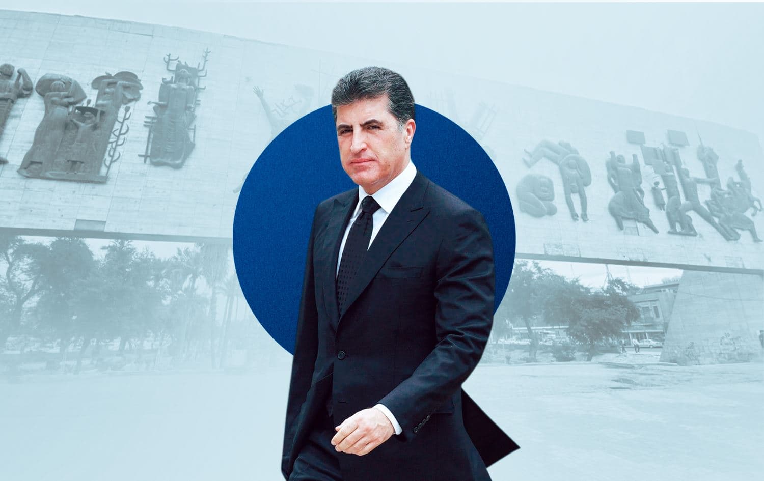 President Nechirvan Barzani. Graphic: Rudaw 