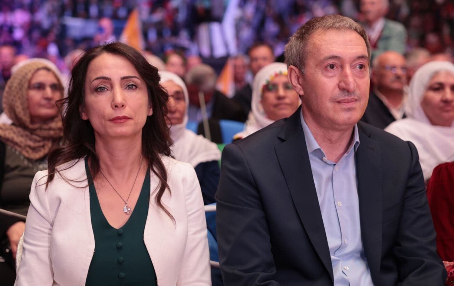 DEM Parti Eş Genel Başkanları Tülay Hatimoğulları ve Tuncer Bakırhan / Arşiv
