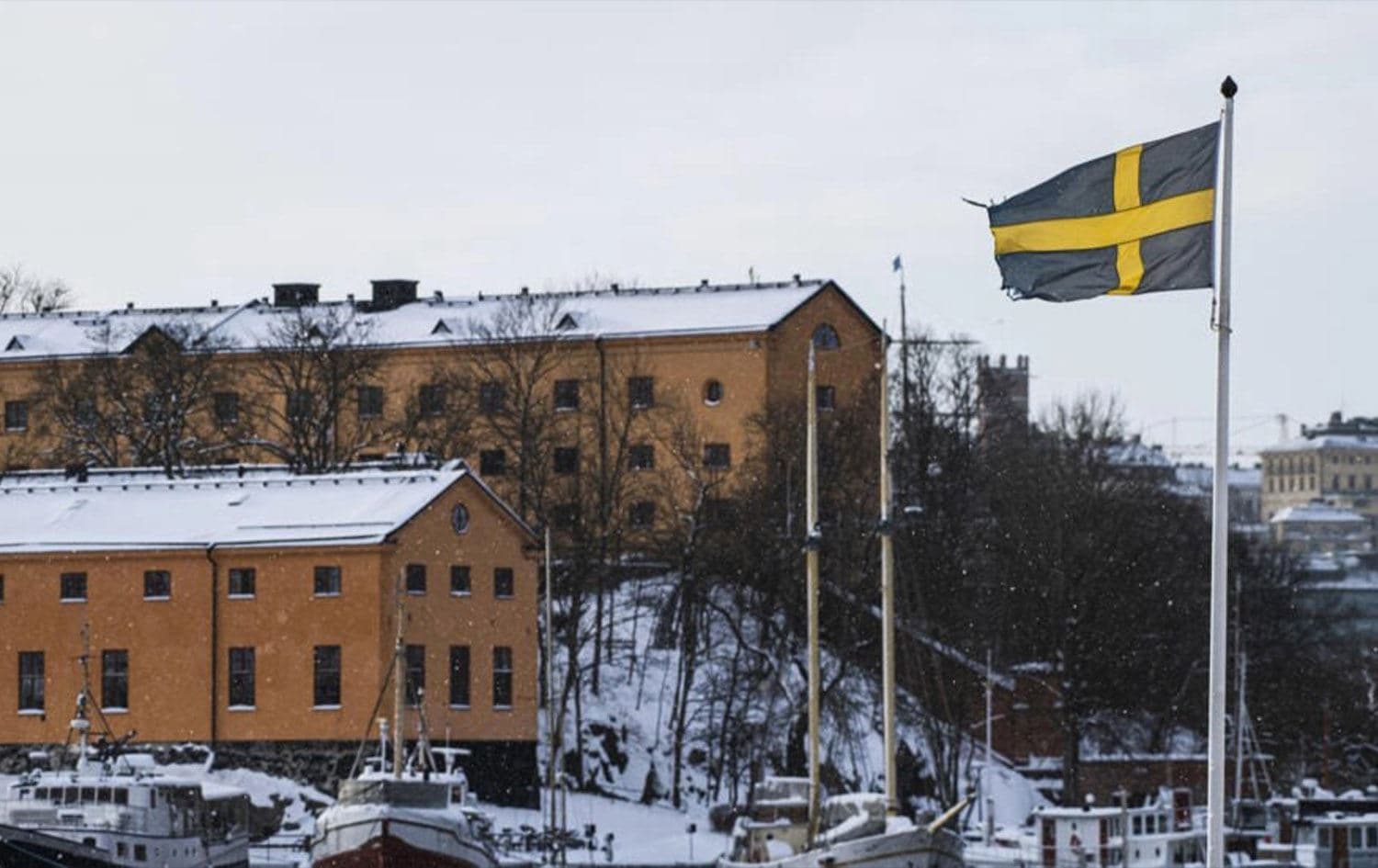 A Swedish flag in Stockholm. Photo: AFP