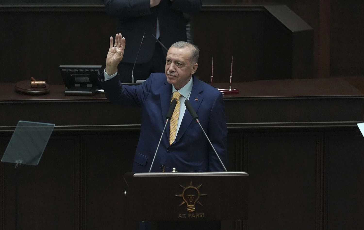 Türkiye Cumhurbaşkanı Erdoğan AK Parti Meclis grup toplantısında konuştu. / AA
