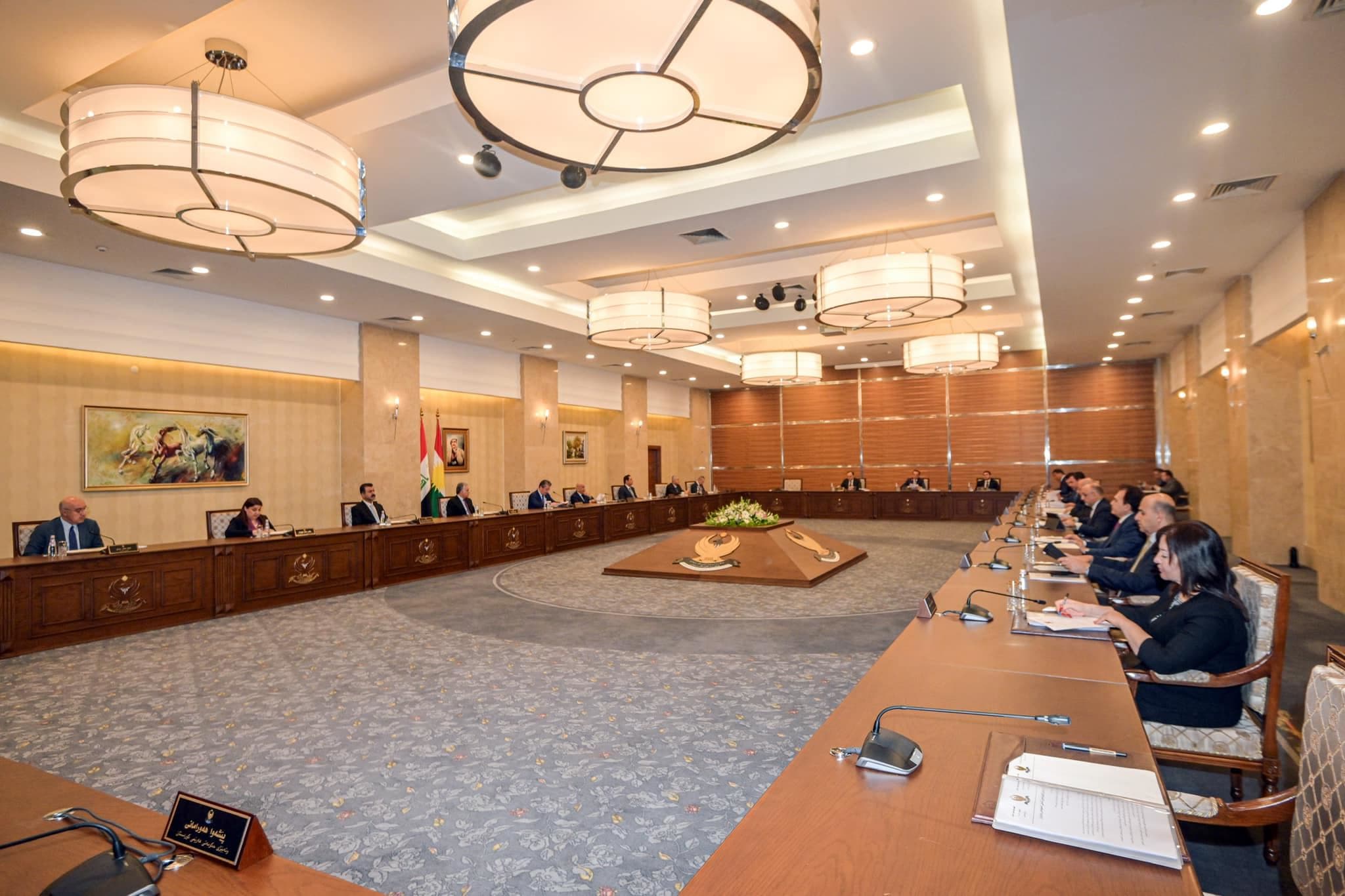 KRG meeting in Erbil on April 24, 2024. Photo: KRG 