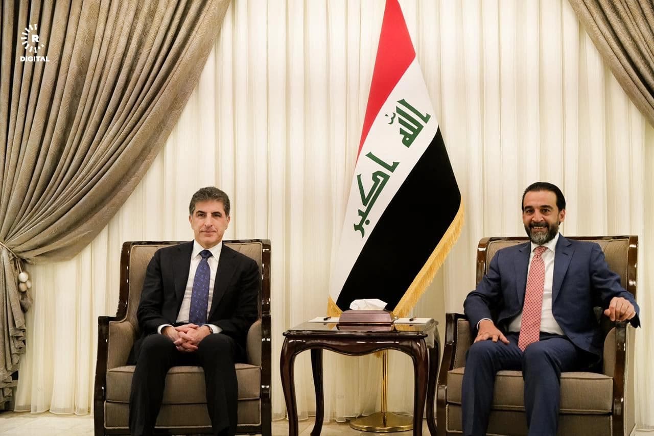 Başkan Neçirvan Barzani, Bağdat’ta Sünni Takaddum Parti Lideri Muhammed Halbusi ile görüştü