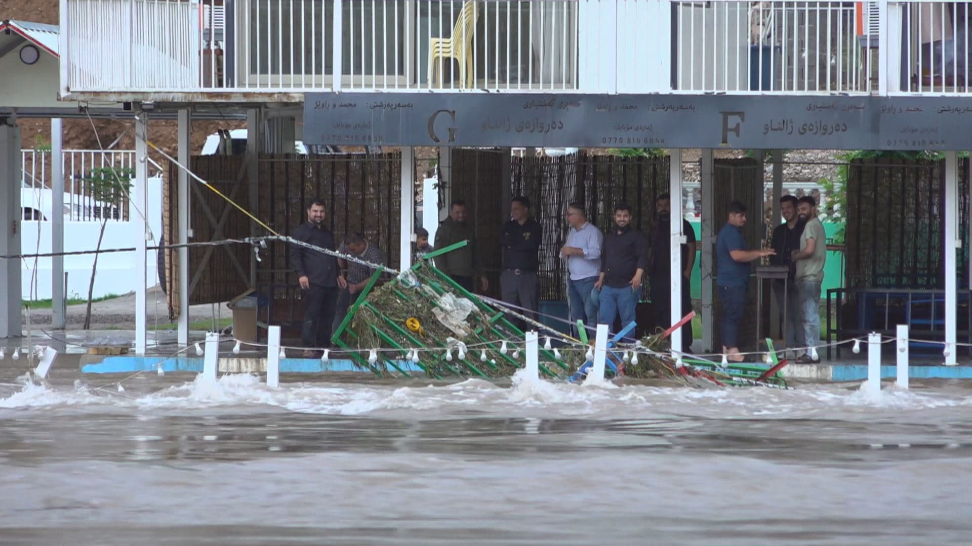 A place in Garmyan after being affected flooding on May 3, 2024. Photo: Rudaw