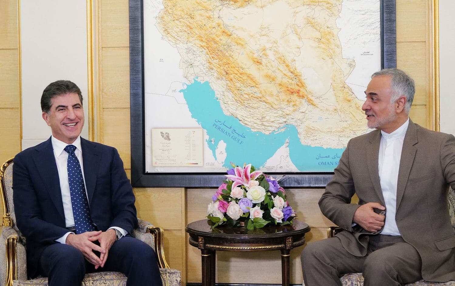 Başkan Neçirvan Barzani Tahran'a ulaştı Foto: Rûdaw