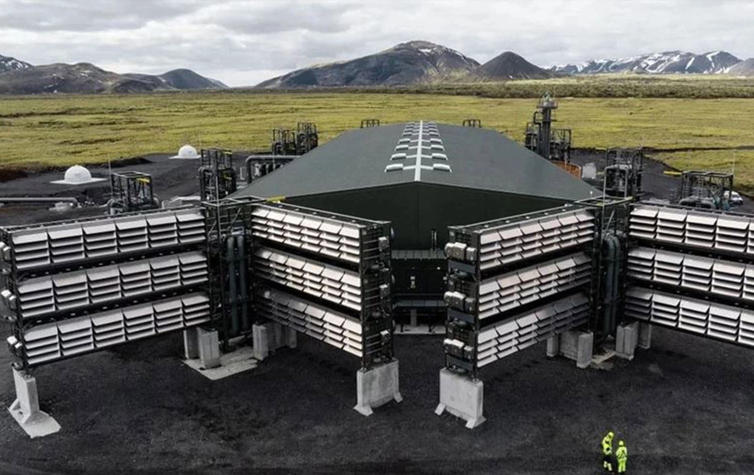 Gezegeni ısıtan kirliliği atmosferden emen tesis kuruldu