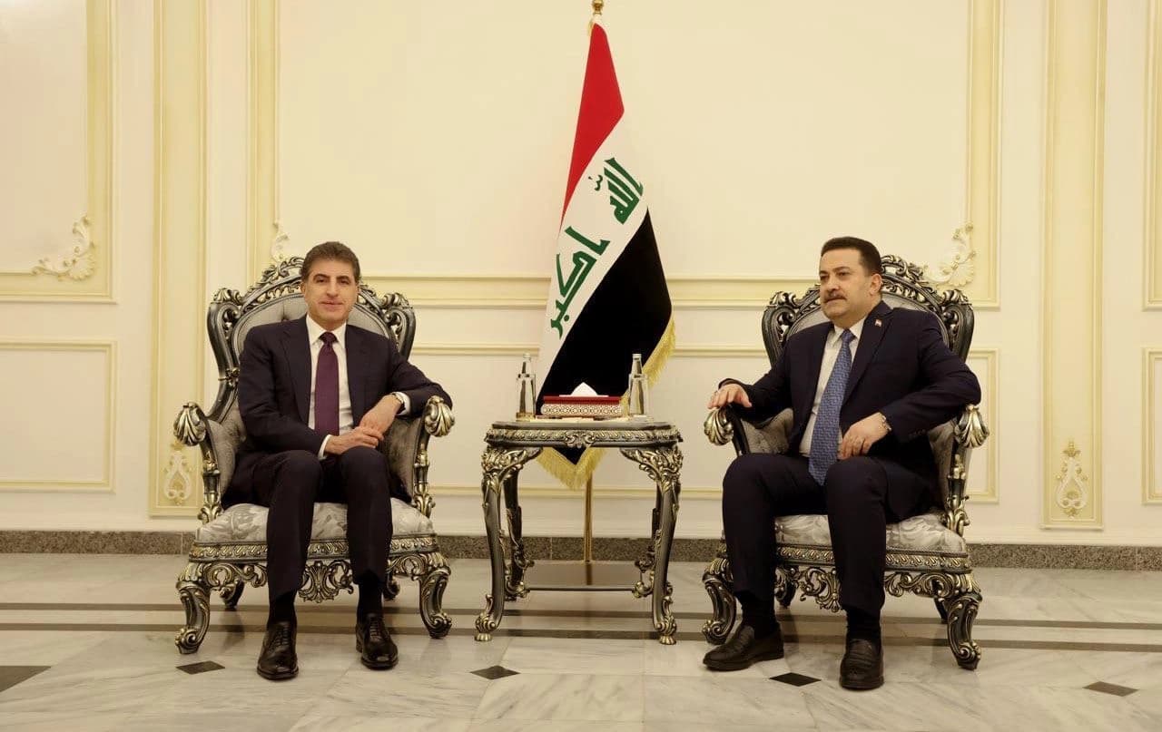 Neçirvan Barzani-Sudani görüşmesinden kare