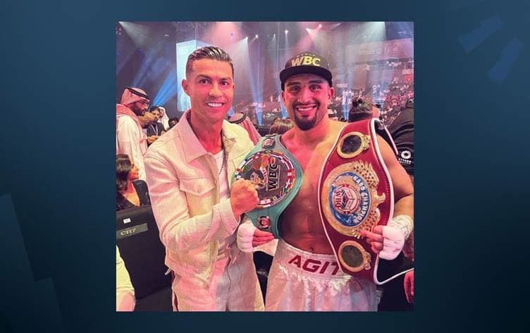 Cristiano Ronaldo û Egîd Kabayel/Wêne: Egîd Kabayel