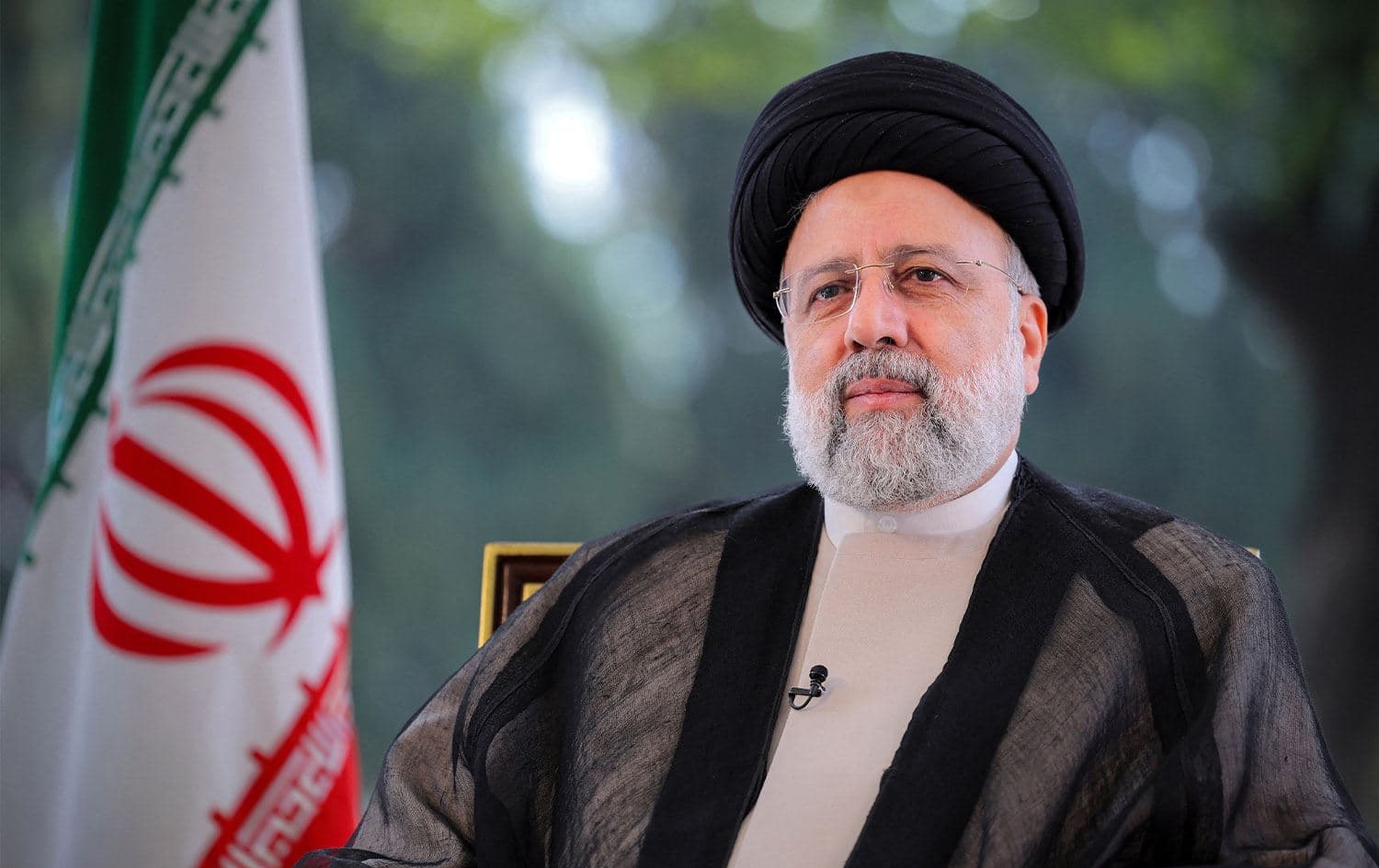 This handout picture provided by the Iranian presidency shows Iran's President Ebrahim Raisi addressing the nation on March 20, 2024. Photo: Iranian Presidency/AFP