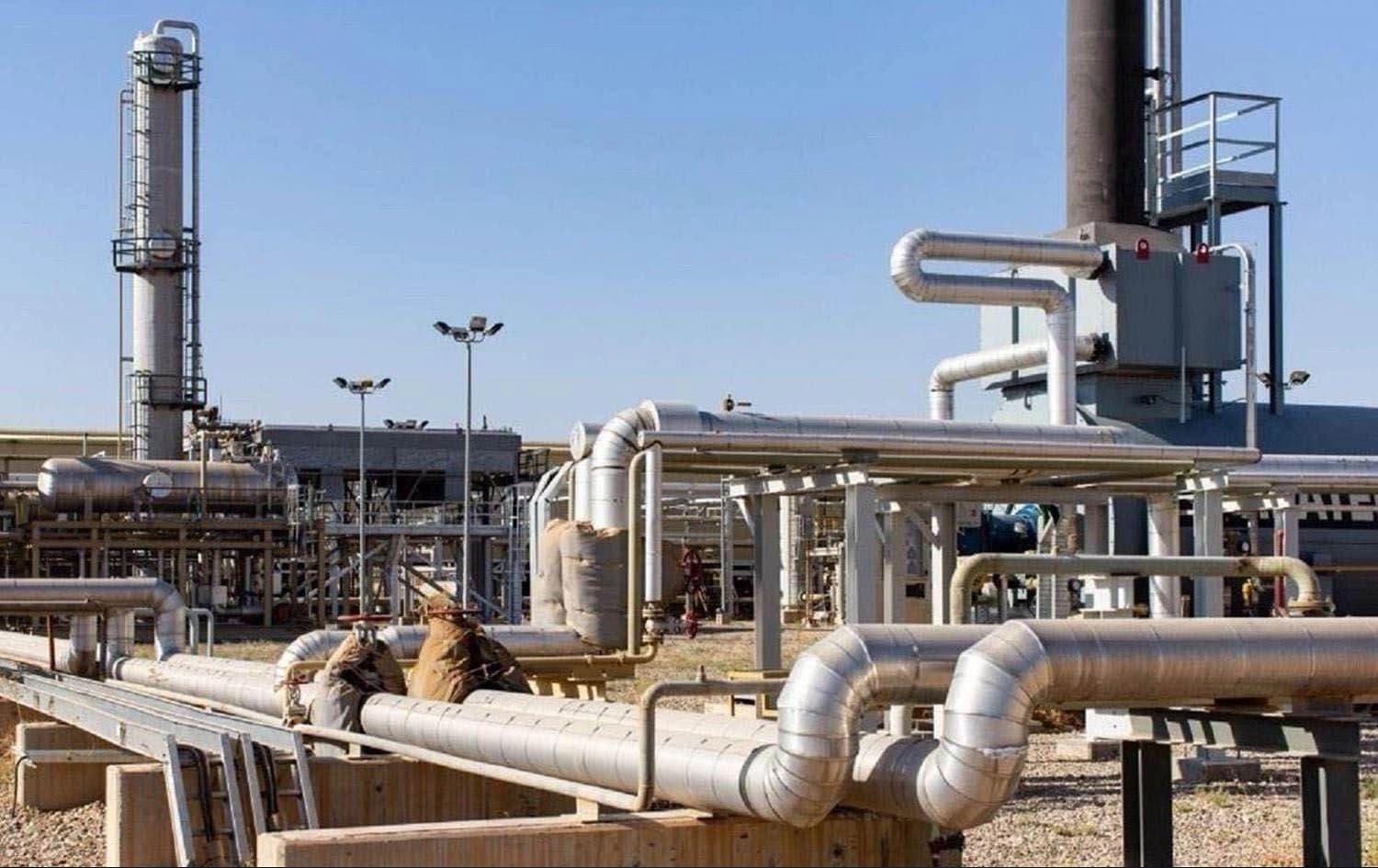 Khor Mor gas field in Sulaimani province. Photo: Dana Gas/field