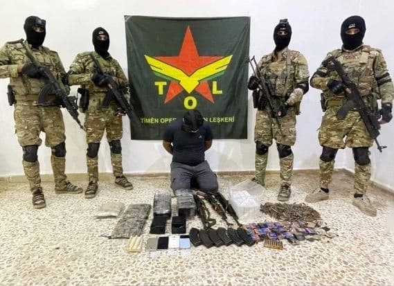 ISIS official arrested by SDF in Raqqa on May 21, 2024. Photo: SDF