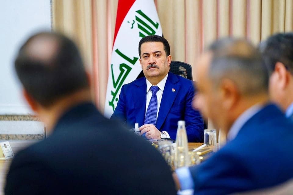 Sudani chairs meeting on salaries of KRG employees on May 27, 2024. Photo: Sudani's office 