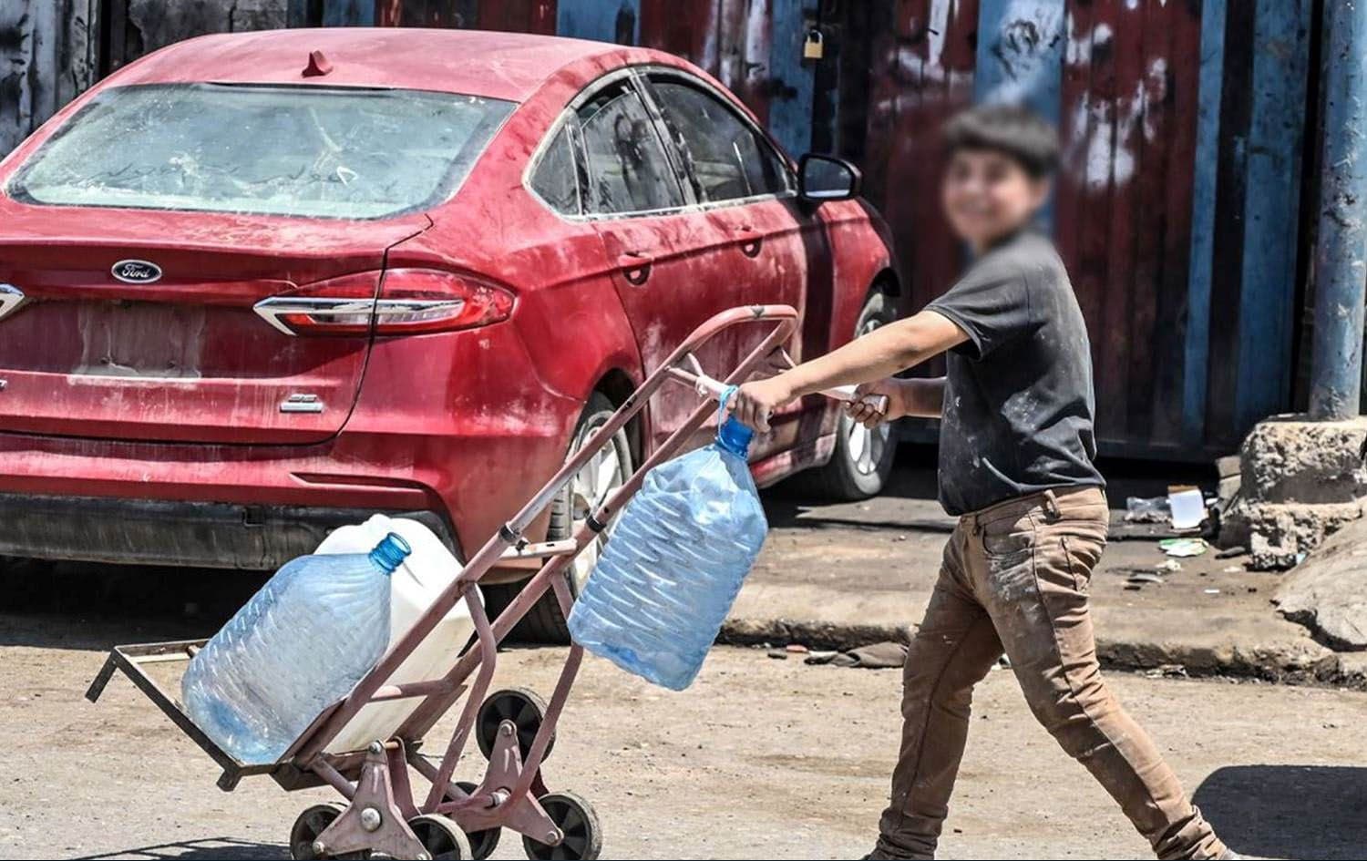A child working in an industrial zone in Erbil. Photo: Bilind T. Abdullah/Rudaw