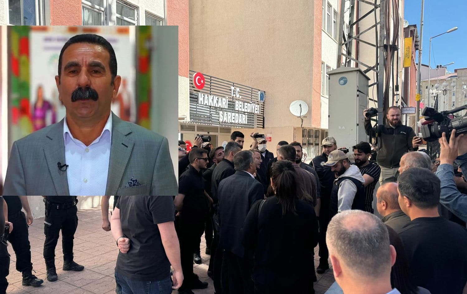 Şaredariya Colemêrgê û Mehmet Siddik Akiş  / Wêne: Rûdaw Grafîk 