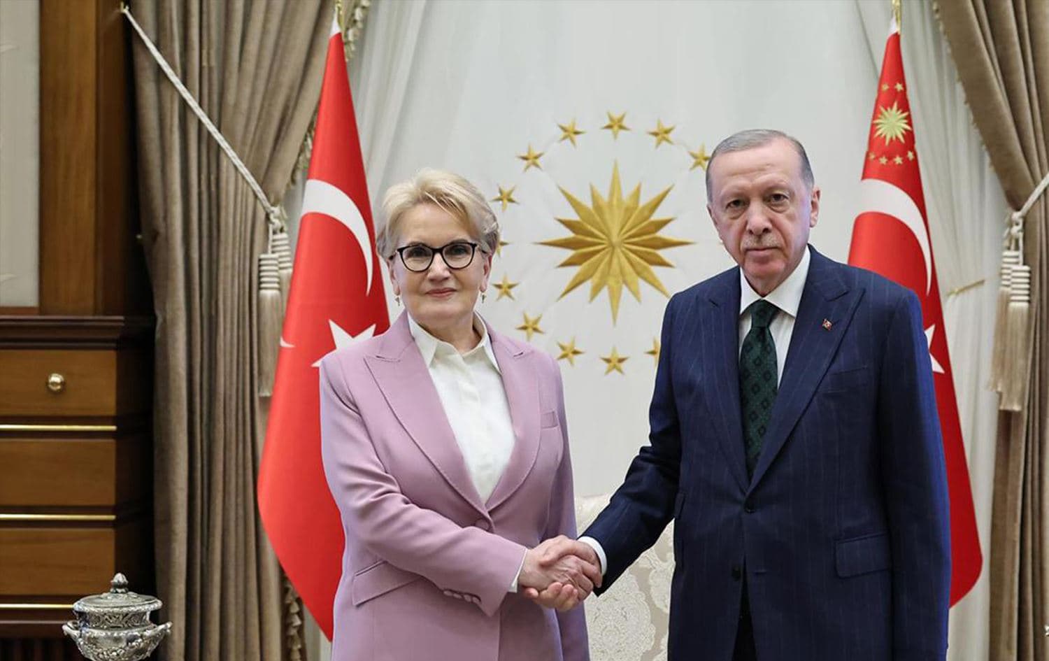 Erdoğan-Akşener görüşmesi 