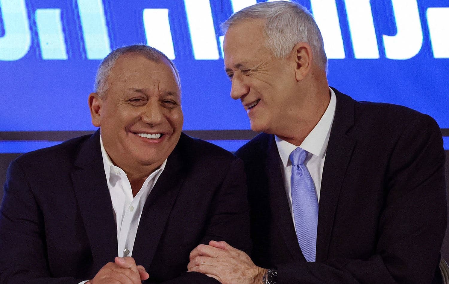 İsrail Savaş Kabinesi üyesi Benny Gantz ve İsrail Savaş Kabinesi üyesi ve eski Genelkurmay Başkanı Gadi Eisenkot istifa etti. / AFP