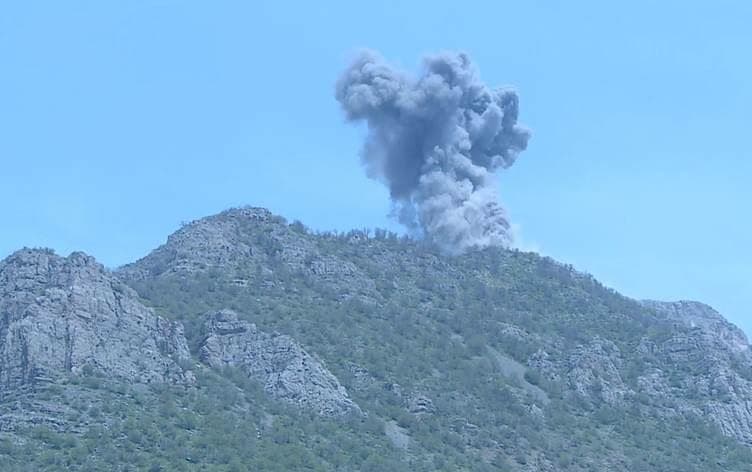 Dîmenê bombebarana Tirkiyeyê \ Wêne: Arşîv