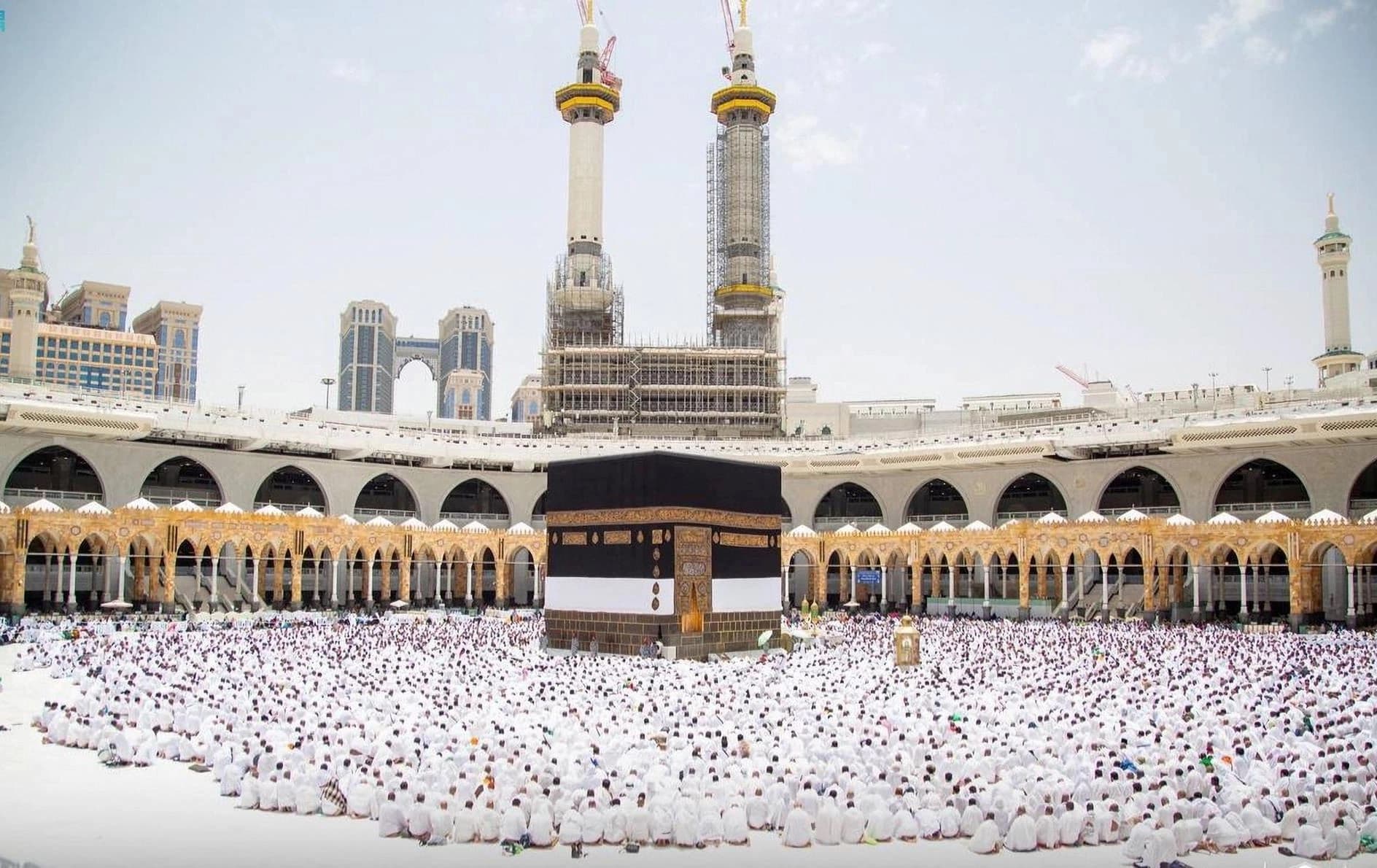 حاجییان لە سعودیە. وێنە: Reuters